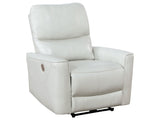 Greenfield Ivory Power Recliner - Ornate Home