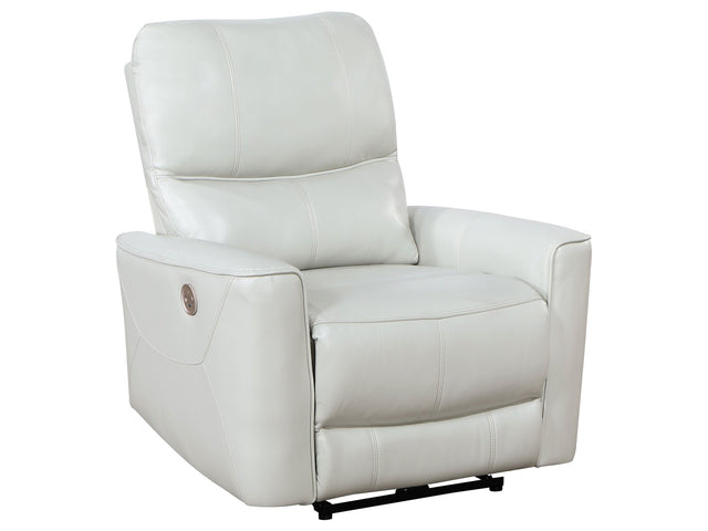 Greenfield Ivory Power Recliner - Ornate Home