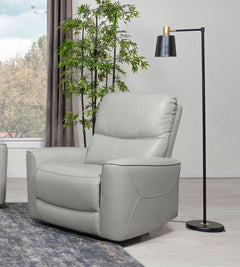 Greenfield Ivory Power Recliner - Ornate Home