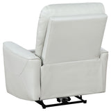 Greenfield Ivory Power Recliner - Ornate Home