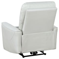 Greenfield Ivory Power Recliner - Ornate Home