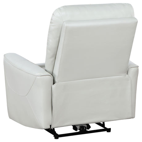 Greenfield Ivory Power Recliner - Ornate Home