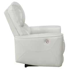 Greenfield Ivory Power Recliner - Ornate Home