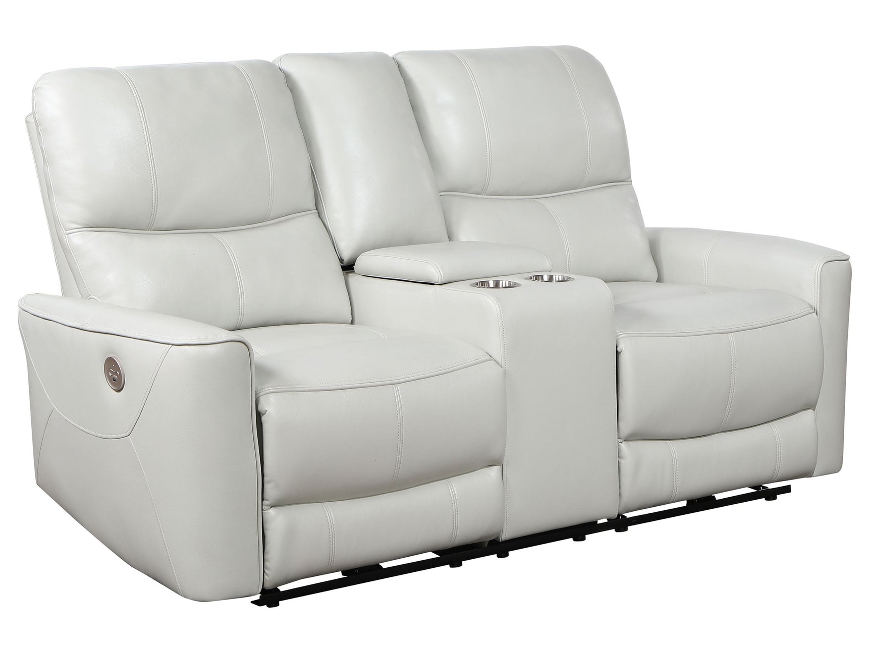 Greenfield Ivory Power Reclining Loveseat - Ornate Home