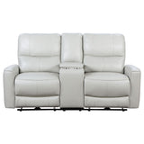 Greenfield Ivory Power Reclining Loveseat - Ornate Home