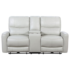 Greenfield Ivory Power Reclining Loveseat - Ornate Home