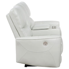 Greenfield Ivory Power Reclining Loveseat - Ornate Home