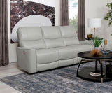 Greenfield Ivory Power Reclining Sofa - Ornate Home
