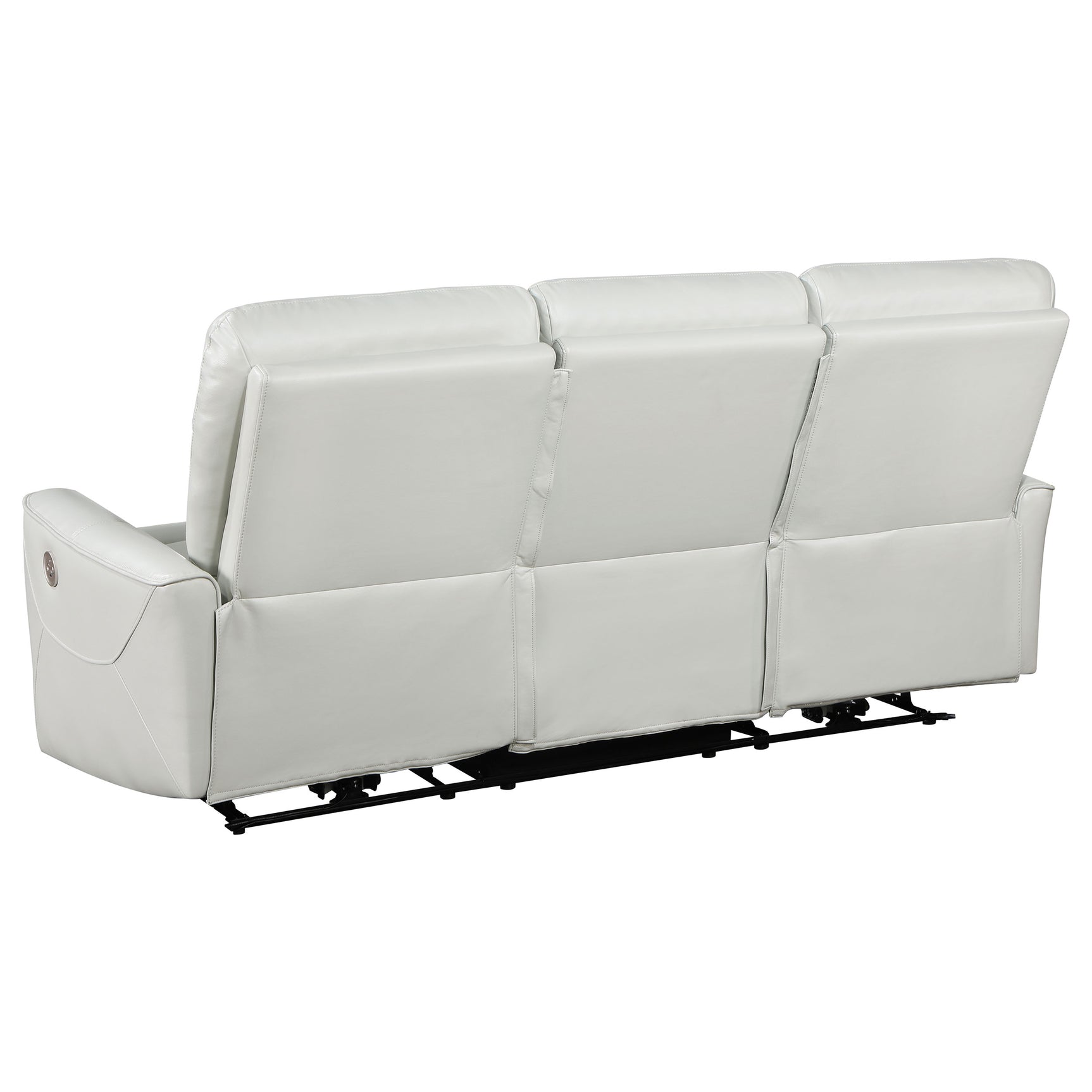 Greenfield Ivory Power Reclining Sofa - Ornate Home