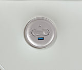 Greenfield Ivory Power Reclining Sofa - Ornate Home