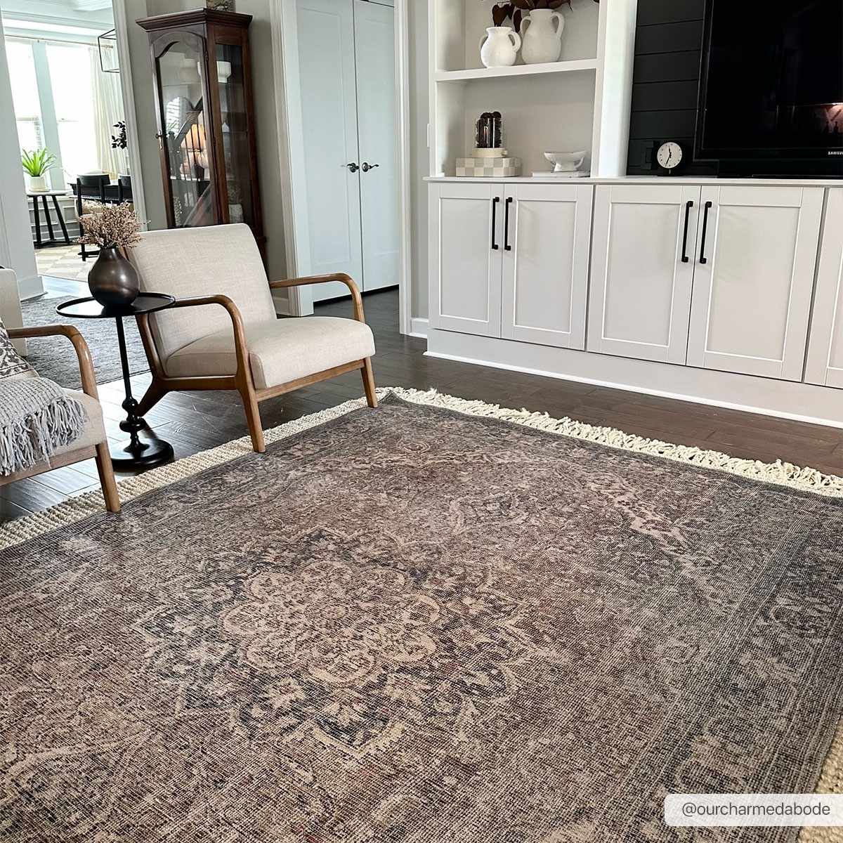 Greenpoint Dusty Blue Washable Rug - Ornate Home