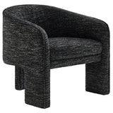 Greer Charcoal Boucle Fabric Upholstered Accent Armchair - Ornate Home