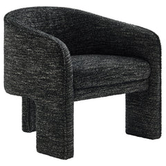 Greer Charcoal Boucle Fabric Upholstered Accent Armchair - Ornate Home