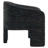 Greer Charcoal Boucle Fabric Upholstered Accent Armchair - Ornate Home
