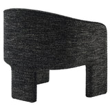 Greer Charcoal Boucle Fabric Upholstered Accent Armchair - Ornate Home