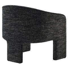 Greer Charcoal Boucle Fabric Upholstered Accent Armchair - Ornate Home