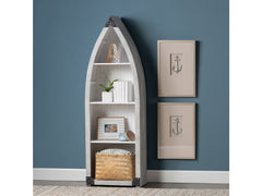 Greers White/Tan Etagere - Ornate Home