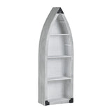 Greers White/Tan Etagere - Ornate Home
