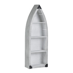 Greers White/Tan Etagere - Ornate Home