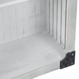 Greers White/Tan Etagere - Ornate Home