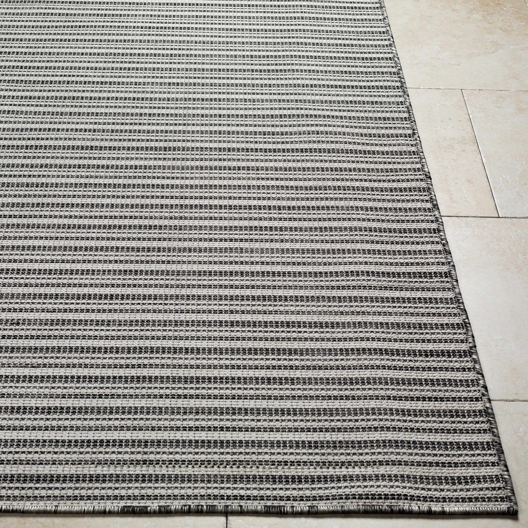 Greg Black Outdoor Area Rug - Clearance - Ornate Home