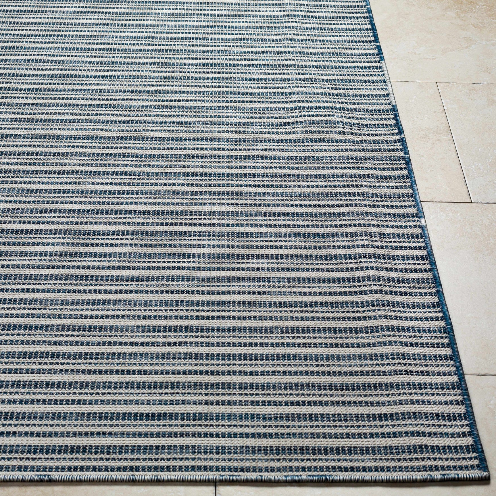 Greg Navy Outdoor Area Rug - Clearance - Ornate Home