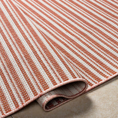 Greg Orange Outdoor Area Rug - Clearance - Ornate Home