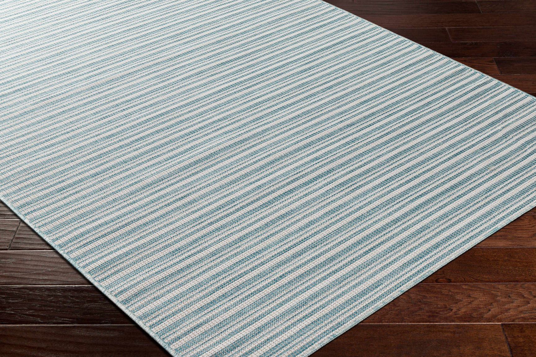 Greg Teal Outdoor Area Rug - Clearance - Ornate Home