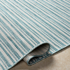 Greg Teal Outdoor Area Rug - Clearance - Ornate Home