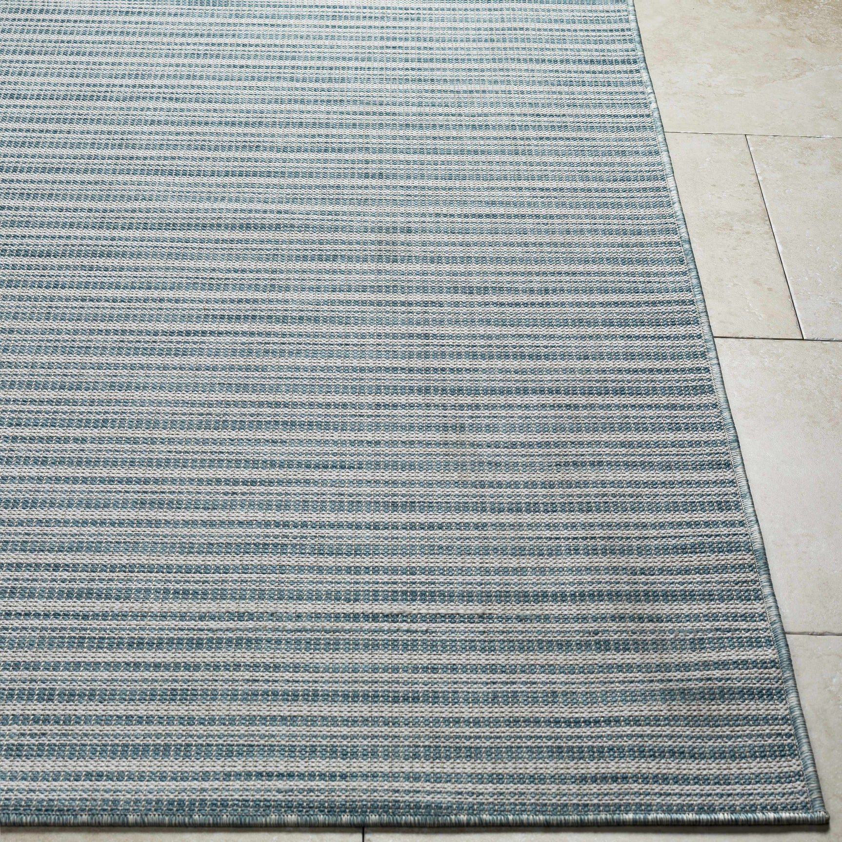 Greg Teal Outdoor Area Rug - Clearance - Ornate Home