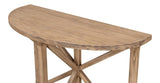 Gregorio Vineyards Tan Half Moon Console - Ornate Home