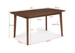 Gregory Beige/Brown Dining Set - Ornate Home