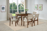 Gregory Beige/Brown Dining Set - Ornate Home