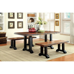 Gregory Tobacco Oak Dining Table - Ornate Home