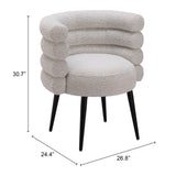 Grena Misty Gray Dining Chair - Ornate Home