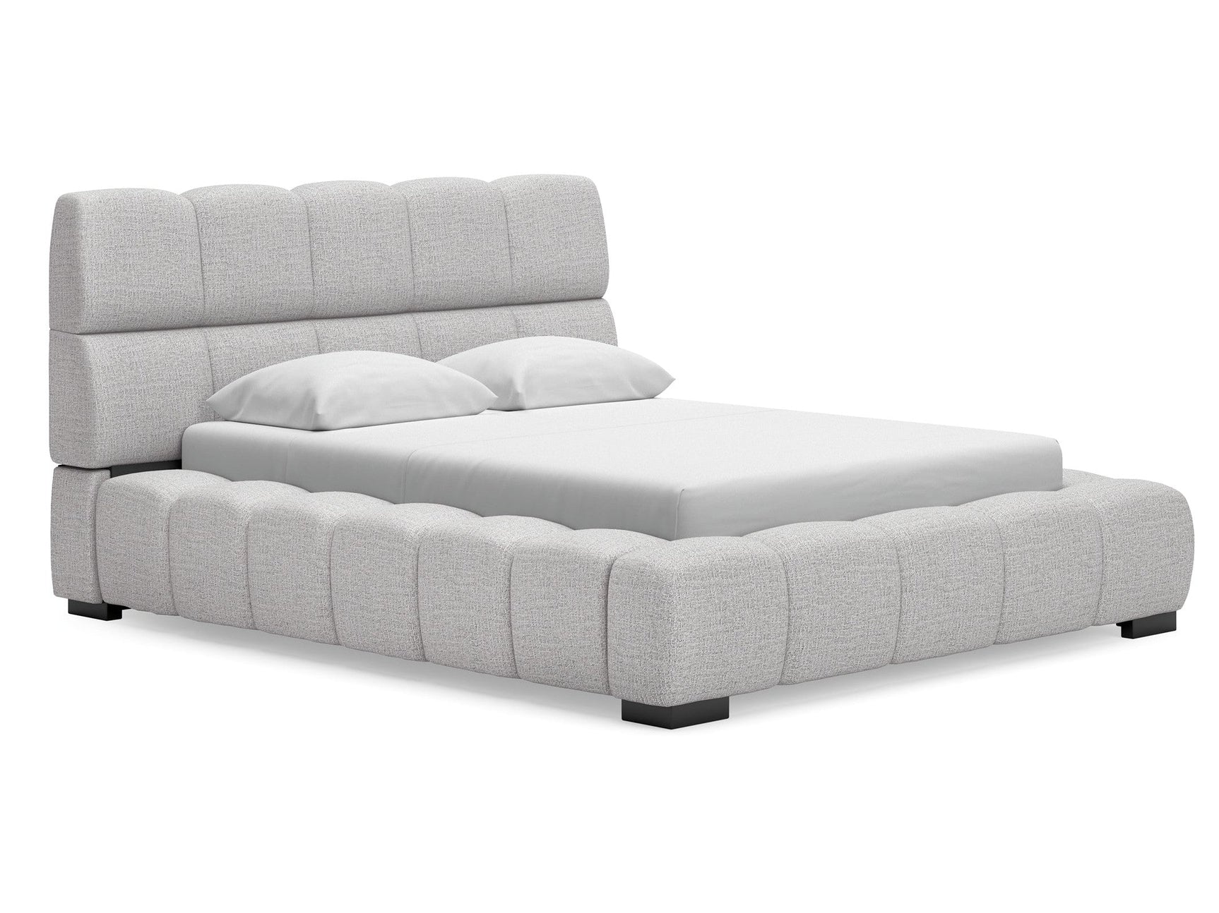 Grendusk Light Gray Queen Upholstered Bed (Online Special Price) - Ornate Home
