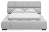 Grendusk Light Gray Queen Upholstered Bed (Online Special Price) - Ornate Home