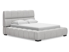 Grendusk Light Gray Queen Upholstered Bed - Ornate Home