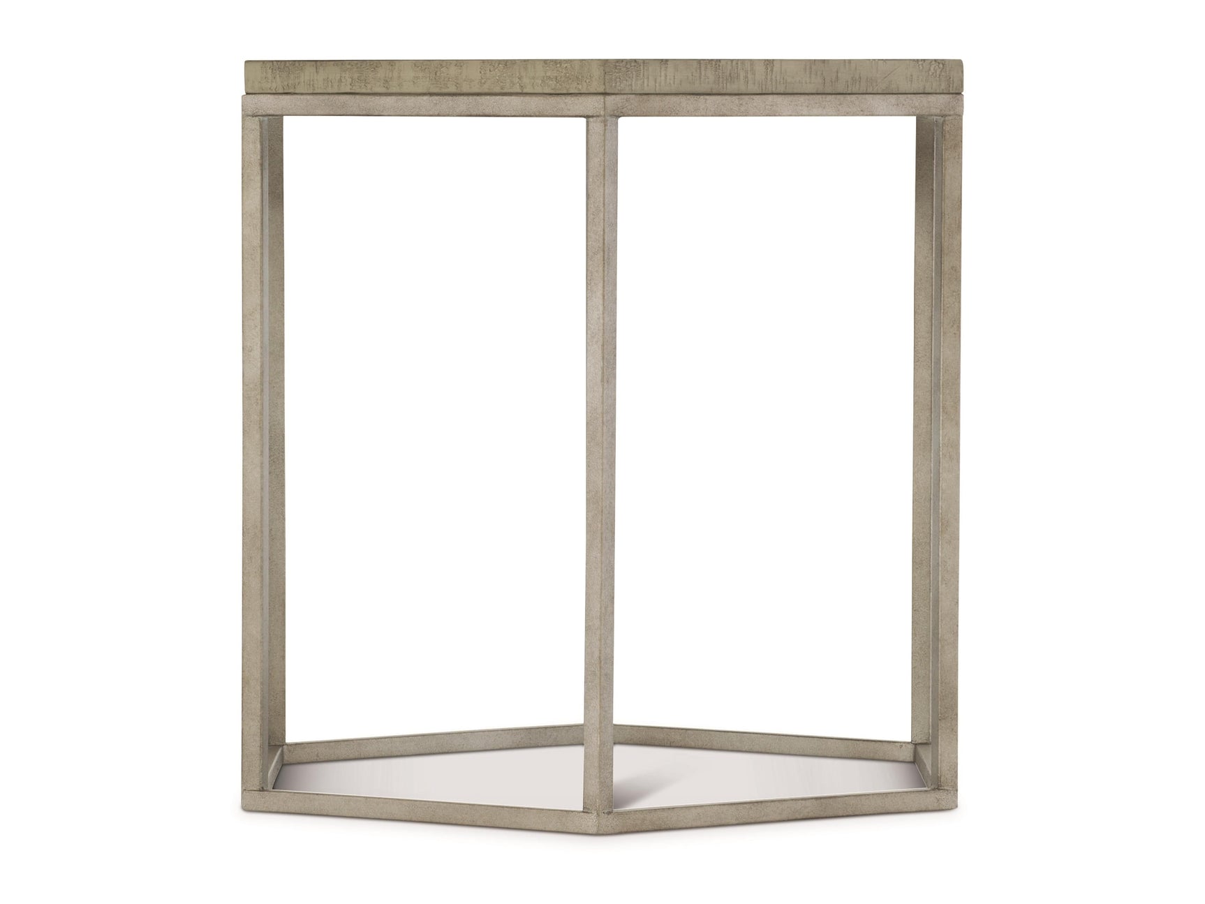 Gresham Glazed Silver/Morel Side Table - Ornate Home