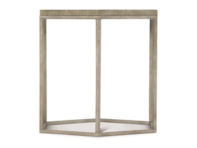 Gresham Glazed Silver/Morel Side Table - Ornate Home