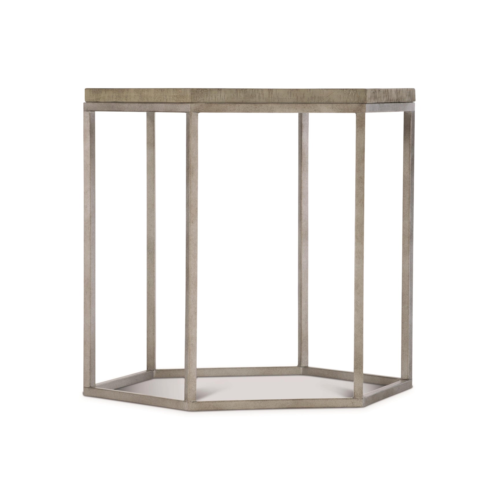 Gresham Glazed Silver/Morel Side Table - Ornate Home