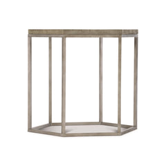Gresham Glazed Silver/Morel Side Table - Ornate Home