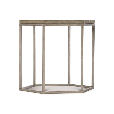 Gresham Glazed Silver/Morel Side Table - Ornate Home