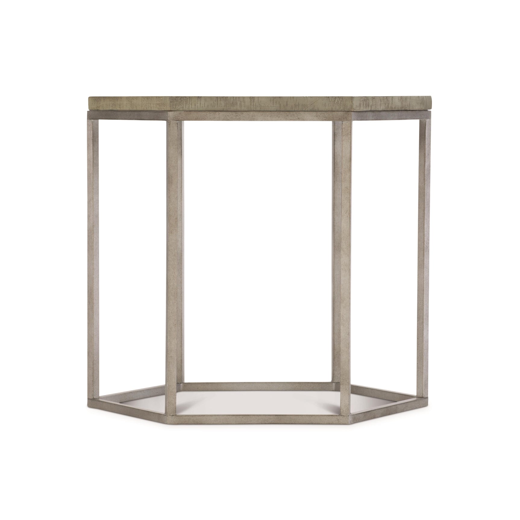 Gresham Glazed Silver/Morel Side Table - Ornate Home