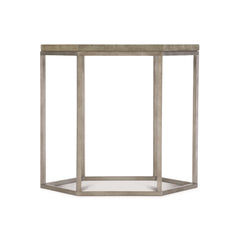 Gresham Glazed Silver/Morel Side Table - Ornate Home