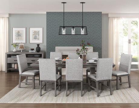 Gresham Gray Dining Table - Ornate Home