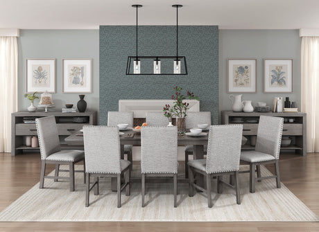 Gresham Gray Dining Table - Ornate Home