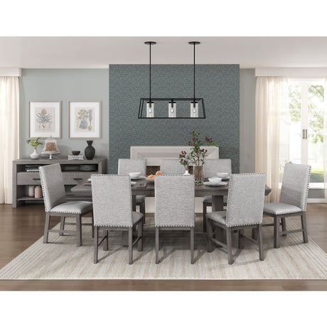 Gresham Gray Dining Table - Ornate Home