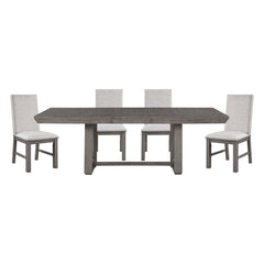 Gresham Silver 5pc Dining Set - Ornate Home