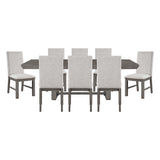 Gresham Silver 9pc Dining Set - Ornate Home